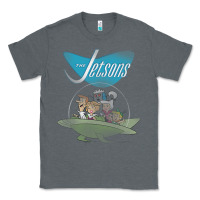 Charcoal Heather The Jetsons Ship Classic Tee - tuanDangUi