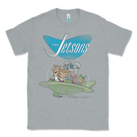 Heather Grey The Jetsons Ship Classic Tee - tuanDangUi