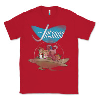 Red The Jetsons Ship Classic Tee - tuanDangUi