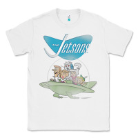White The Jetsons Ship Classic Tee - tuanDangUi