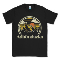 Black Adirondacks Mountains New York Vintage Hiking Camp Classic Tee - tuanDangUi