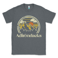 Charcoal Heather Adirondacks Mountains New York Vintage Hiking Camp Classic Tee - tuanDangUi
