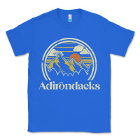 Adirondacks Mountains New York Vintage Hiking Camp Classic Tee | Teevron