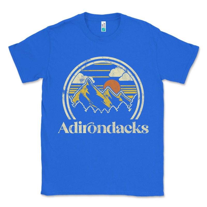 Adirondacks Mountains New York Vintage Hiking Camp Classic Tee by tuanDangUi | Teevron
