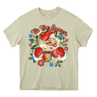 Mossy mexican santa Heavy Core Tee - MaliasSmallBusiness