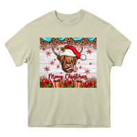 Mossy merry christmas cow Heavy Core Tee - JahusDesignShop