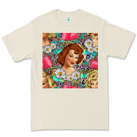 Bone Hairdresser Western Girl And Hair Curler Seamless Pattern Bbs Premium Tee - BundleAndBundleShop