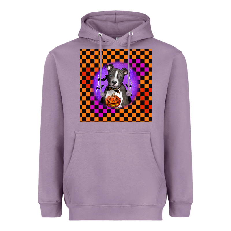 Halloween American Pitbull Terrier Heavyweight Hoodie by LillyAllenDesigns | Teevron