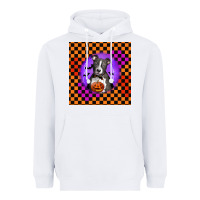White Halloween American Pitbull Terrier Heavyweight Hoodie - LillyAllenDesigns