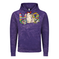 Cloud Purple Hop rabbit Vintage Hoodie - NancyCooperArtShop