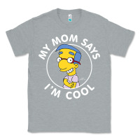 Heather Grey The Simpsons Milhouse My Mom Says I'm Cool V1 Classic Tee - tuanDangUi