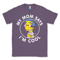 Lavender The Simpsons Milhouse My Mom Says I'm Cool V1 Classic Tee - tuanDangUi