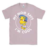 Lilac The Simpsons Milhouse My Mom Says I'm Cool V1 Classic Tee - tuanDangUi