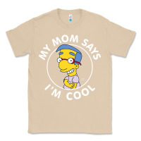 Mushroom The Simpsons Milhouse My Mom Says I'm Cool V1 Classic Tee - tuanDangUi