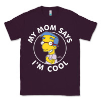Plum The Simpsons Milhouse My Mom Says I'm Cool V1 Classic Tee - tuanDangUi