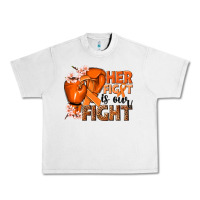Lunar Rock Her fight is our fight Kidney Cancer orange ribbon Urban Heavy Tee - NancyCooperArtShop