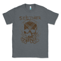 Charcoal Heather Seether Octoskull Classic Tee - tuanDangUi