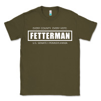 Army Green John Fetterman, Vote Fetterman For Senate, Preside Classic Tee - tuanDangUi