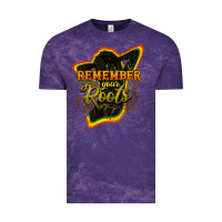 Cloud Purple remember your roots Vintage Tee - NancyCooperArtShop