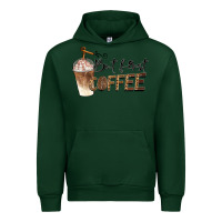 Forest Green but first coffee Urban Hoodie - BarkalooDesign