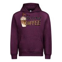 Mauve Wine but first coffee Urban Hoodie - BarkalooDesign