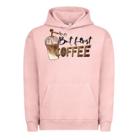 Pigment Salmon but first coffee Urban Hoodie - BarkalooDesign