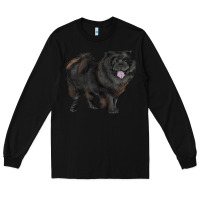 Black black chow chow Long Sleeve Tee - RanaPortraitStore