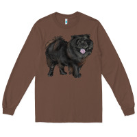 Chestnut black chow chow Long Sleeve Tee - RanaPortraitStore