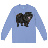 Colony Blue black chow chow Long Sleeve Tee - RanaPortraitStore
