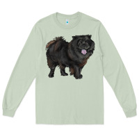 Matcha black chow chow Long Sleeve Tee - RanaPortraitStore