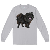 Moon Dust black chow chow Long Sleeve Tee - RanaPortraitStore