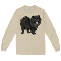 Mushroom black chow chow Long Sleeve Tee - RanaPortraitStore