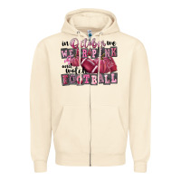 Sandshell in october we wear pink and watch football Zipper Hoodie - FaDigitalArtStudio