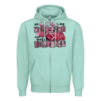 Seafoam in october we wear pink and watch football Zipper Hoodie - FaDigitalArtStudio