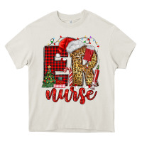 Cream er nurse christmas Heavy Core Tee - MaliasSmallBusiness