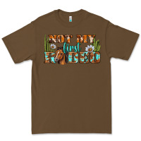 Cacao Not My First Rodeo Western Premium Tee - BundleAndBundleShop