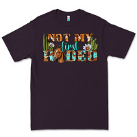 Plum Not My First Rodeo Western Premium Tee - BundleAndBundleShop