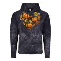 Cloud Black Fall Heart Vintage Hoodie - texasbilliewilder