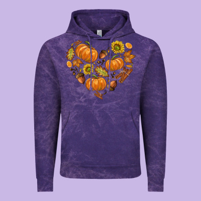 Fall Heart Vintage Hoodie Designed By Texasbilliewilder