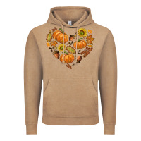 Vintage Coffee Fall Heart Vintage Hoodie - texasbilliewilder