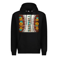 Black baseball with sunflower and gemstone tumbler Premium Hoodie - BundleAndBundleShop