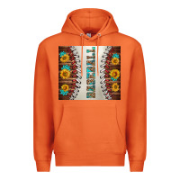 Carrot baseball with sunflower and gemstone tumbler Premium Hoodie - BundleAndBundleShop