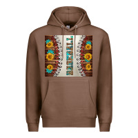 Chestnut baseball with sunflower and gemstone tumbler Premium Hoodie - BundleAndBundleShop