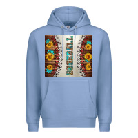 Colony Blue baseball with sunflower and gemstone tumbler Premium Hoodie - BundleAndBundleShop