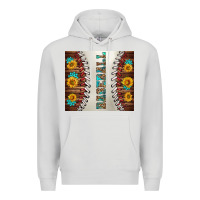 Dove Grey baseball with sunflower and gemstone tumbler Premium Hoodie - BundleAndBundleShop