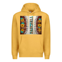 Mustard baseball with sunflower and gemstone tumbler Premium Hoodie - BundleAndBundleShop