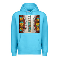 Ocean Blue baseball with sunflower and gemstone tumbler Premium Hoodie - BundleAndBundleShop
