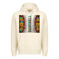 Sandshell baseball with sunflower and gemstone tumbler Premium Hoodie - BundleAndBundleShop