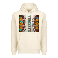 Tofu baseball with sunflower and gemstone tumbler Premium Hoodie - BundleAndBundleShop