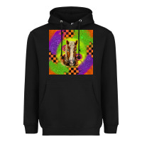 Black Halloween Belgian Horse Heavyweight Hoodie - LillyAllenDesigns